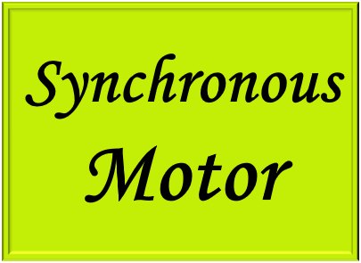 Study of the motor electric synchronous