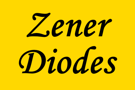 Study of the zener diodes in the eletronics circuits
